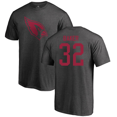 Arizona Cardinals Men Ash Budda Baker One Color NFL Football #32 T Shirt